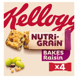 Kellogg's Nutri-Grain Bakes Raisin snack bars 4x45g (British brand)