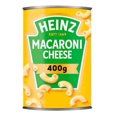 Sainsburys Heinz Macaroni Cheese Canned Pasta Meal 400g- Buy online at McGrocer