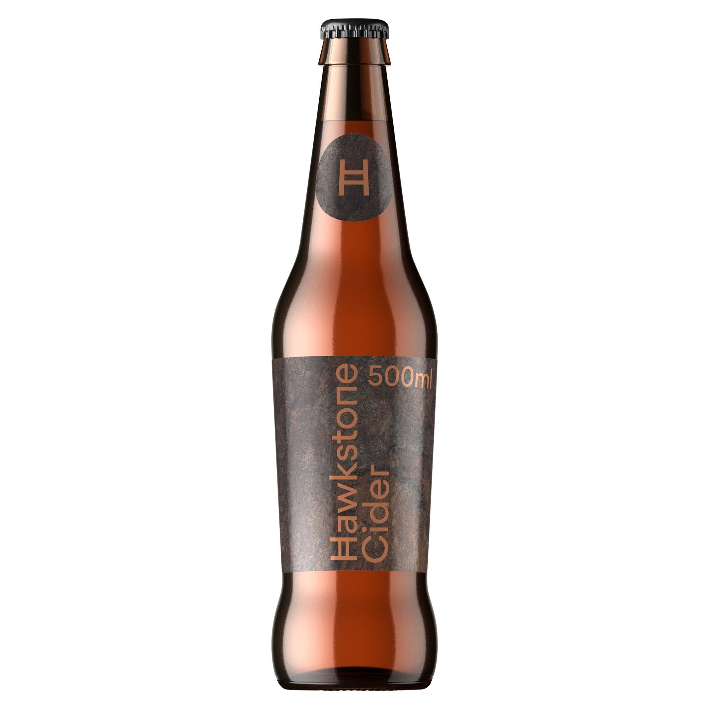 Hawkstone British Cider 500ml Glass Bottle, UK version