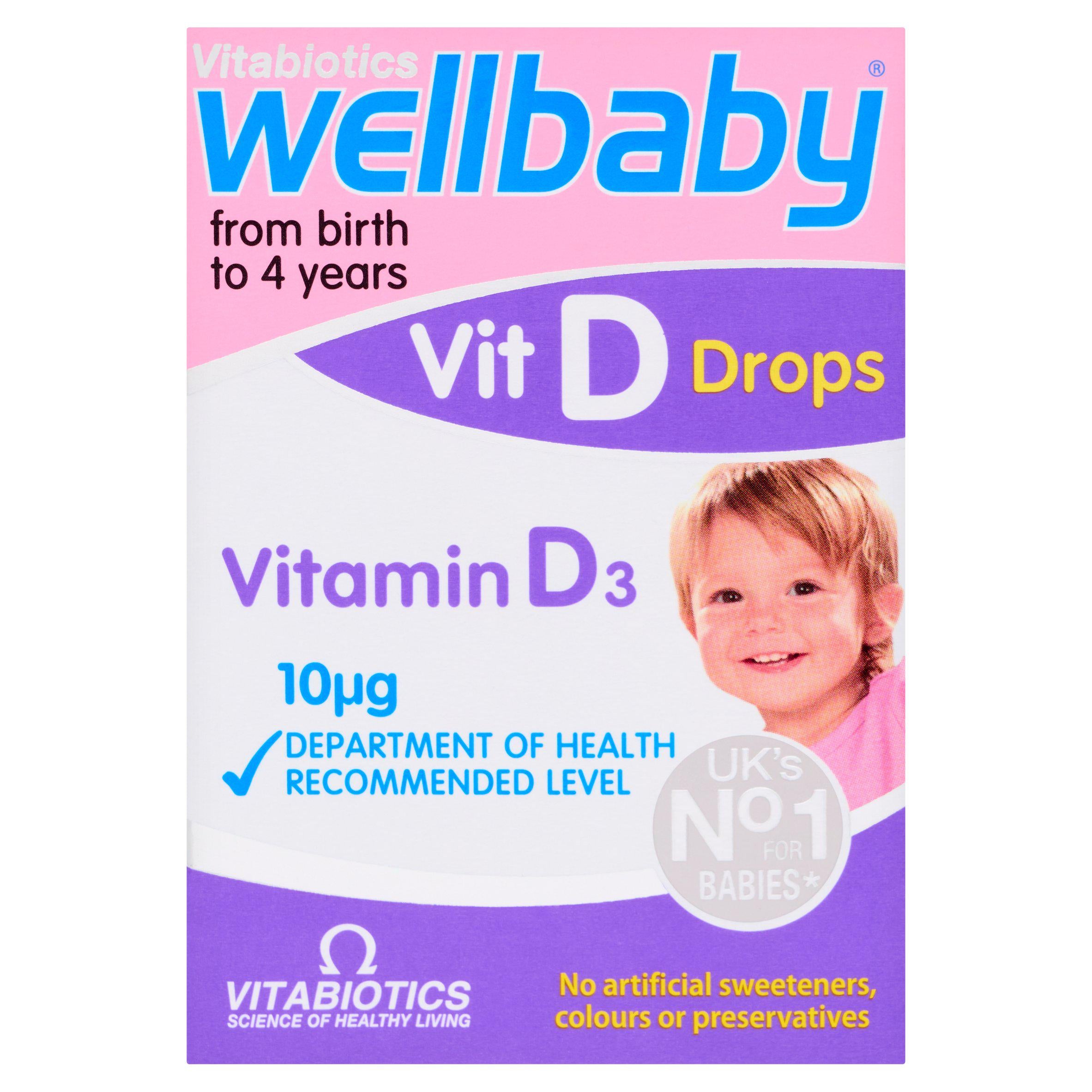 Vitabiotics Wellbaby vitamin D drops 30ml (British brand)