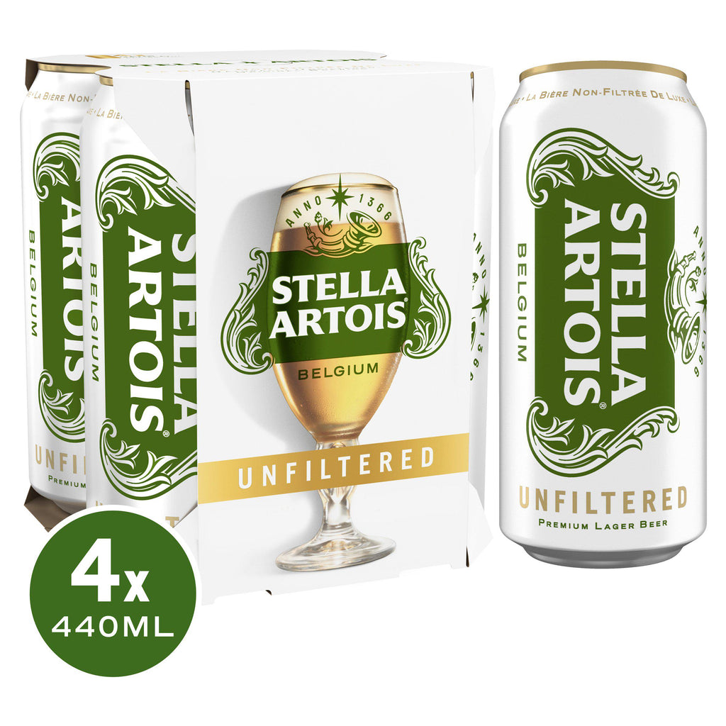 Stella Artois Unfiltered 4x440ml