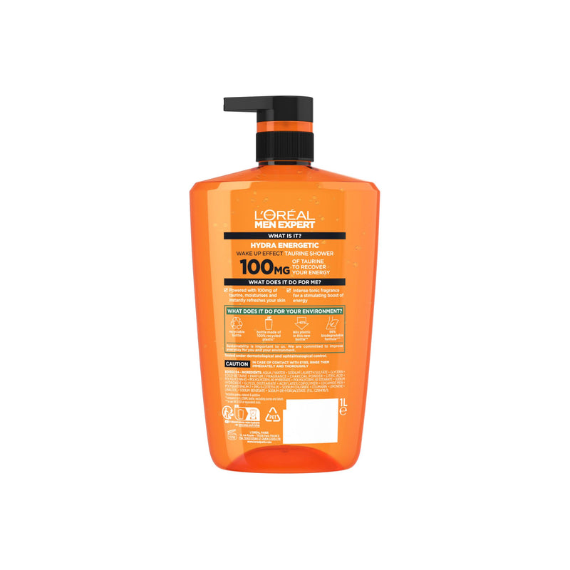 L'Oréal Hydra Energetic shower gel 1L, UK version