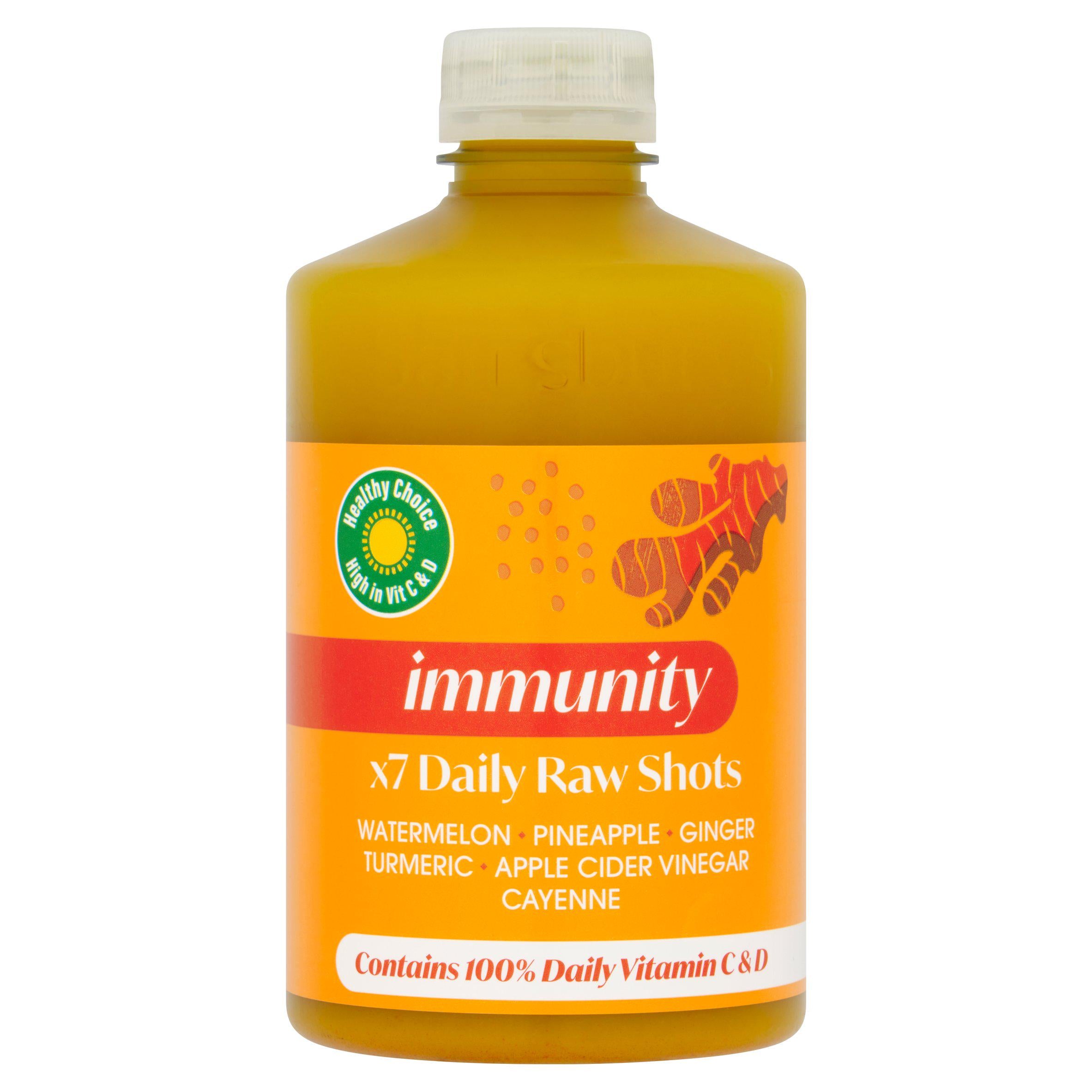 Sainsbury's Immunity 7 Daily Raw Shots 420ml - British product