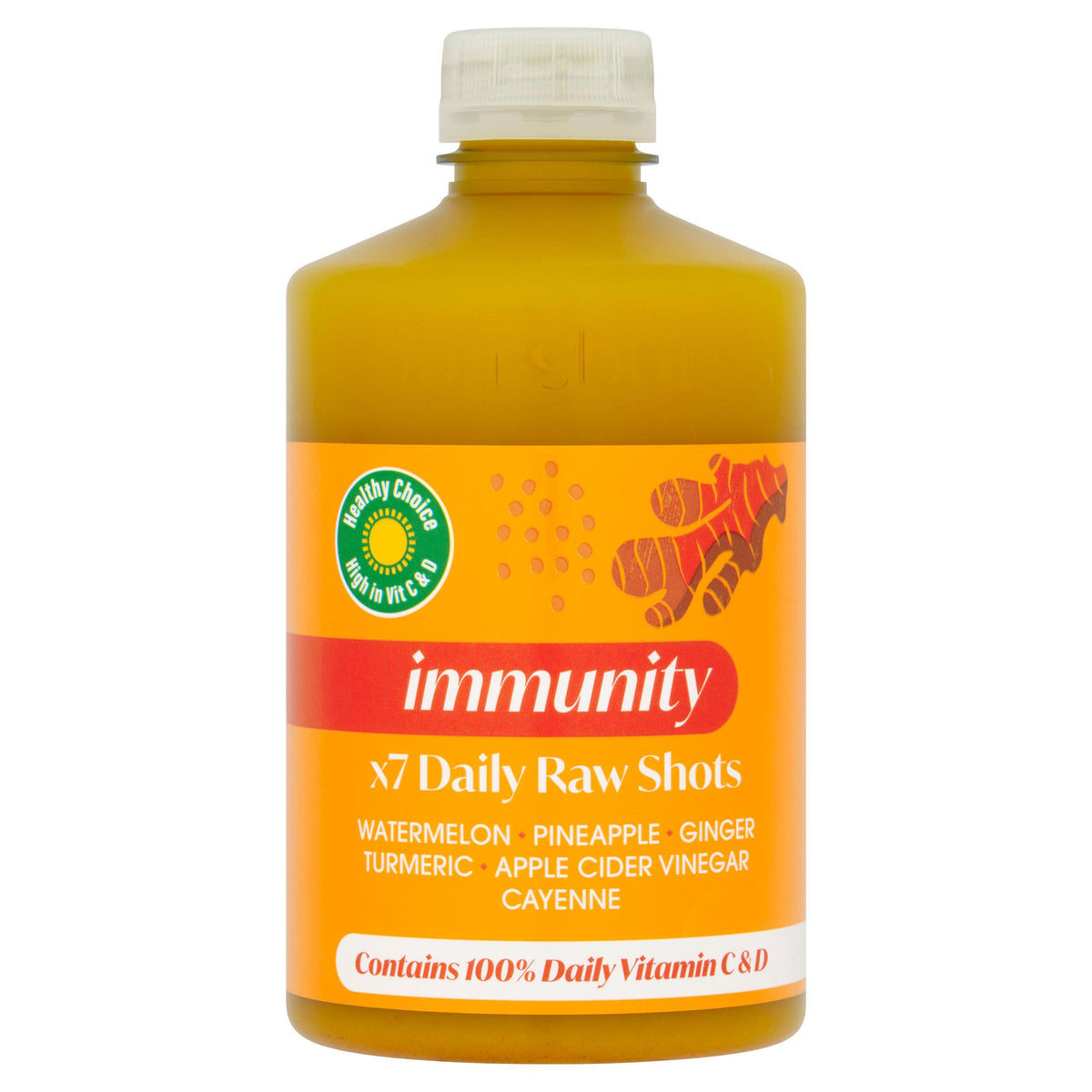 Sainsbury's Immunity 7 Daily Raw Shots 420ml - British product