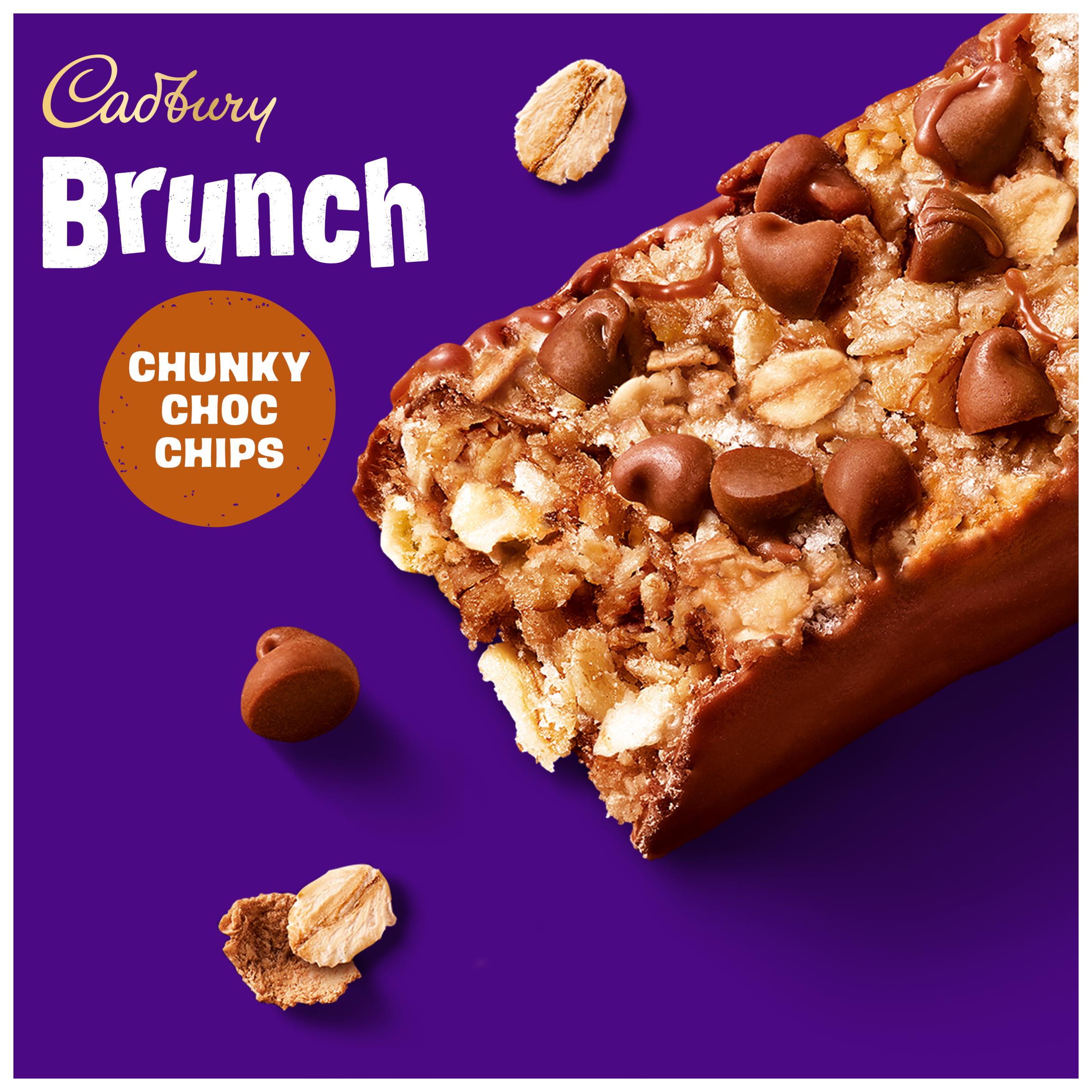 Cadbury Brunch Oats Chocolate Chip Cereal Bars multipack 10x28g (British brand)