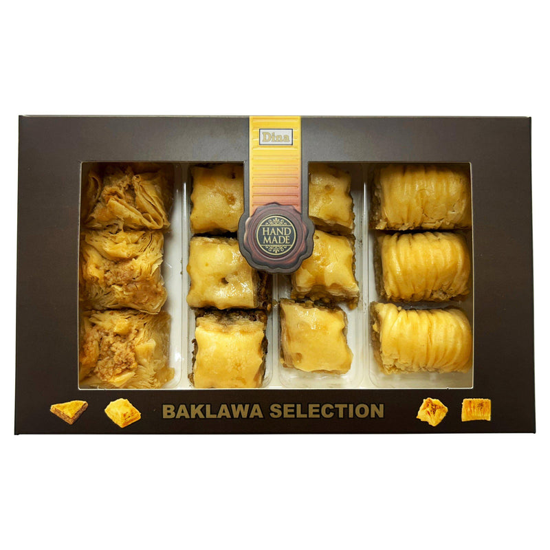 Dina Baklawa Selection mixed pastries 200g - British product