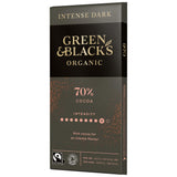Green & Black's organic 70% dark chocolate bar 90g (British brand)
