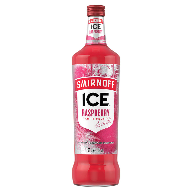Smirnoff Ice Raspberry ready-to-drink vodka premix 700ml (British brand)
