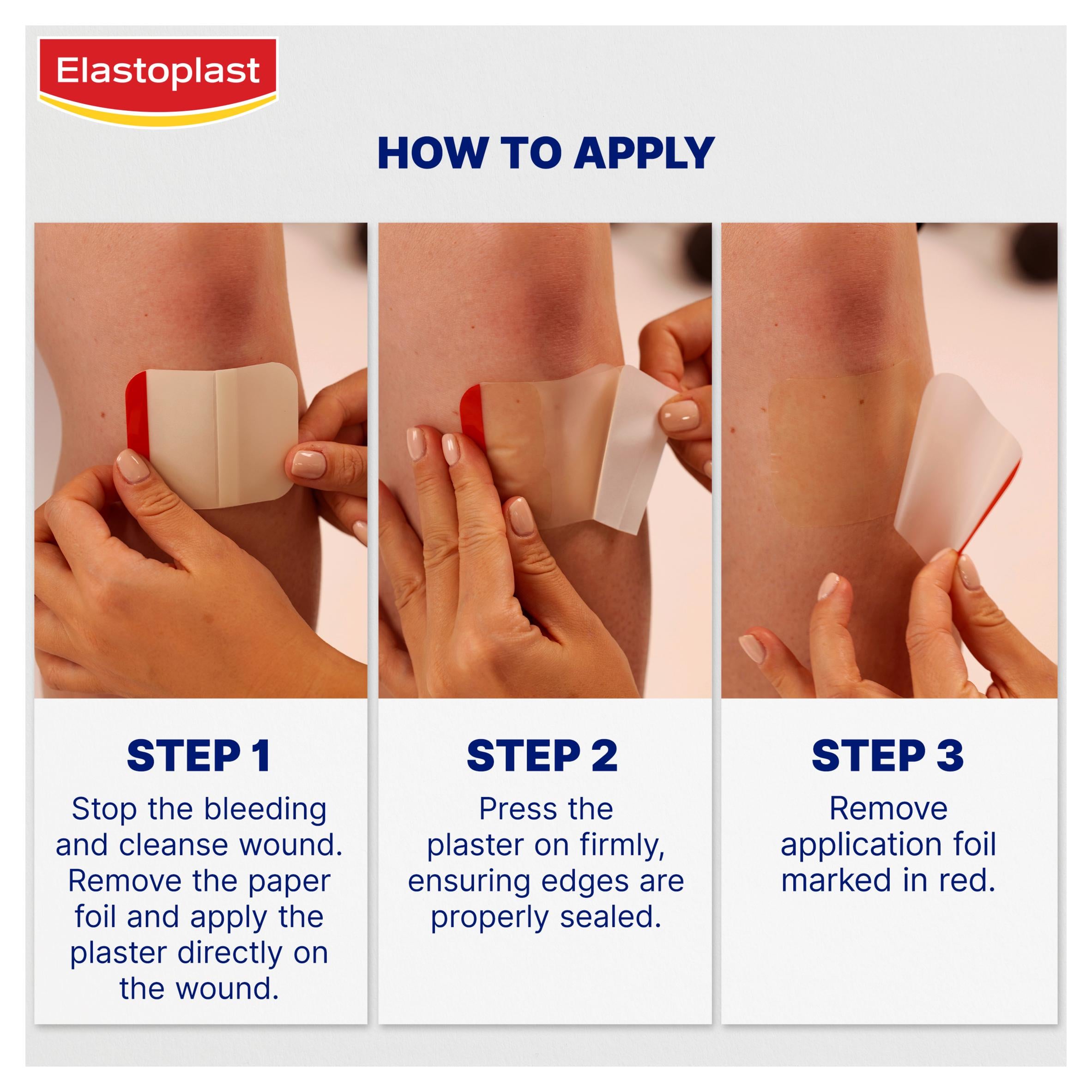 Elastoplast second skin faster healing plasters 6 pack - British product