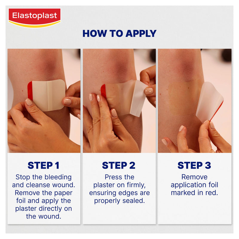 Elastoplast second skin faster healing plasters 6 pack - British product