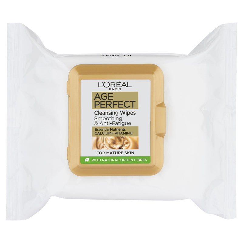 L'Oréal Paris Age Perfect face wipes 25 pack - British product