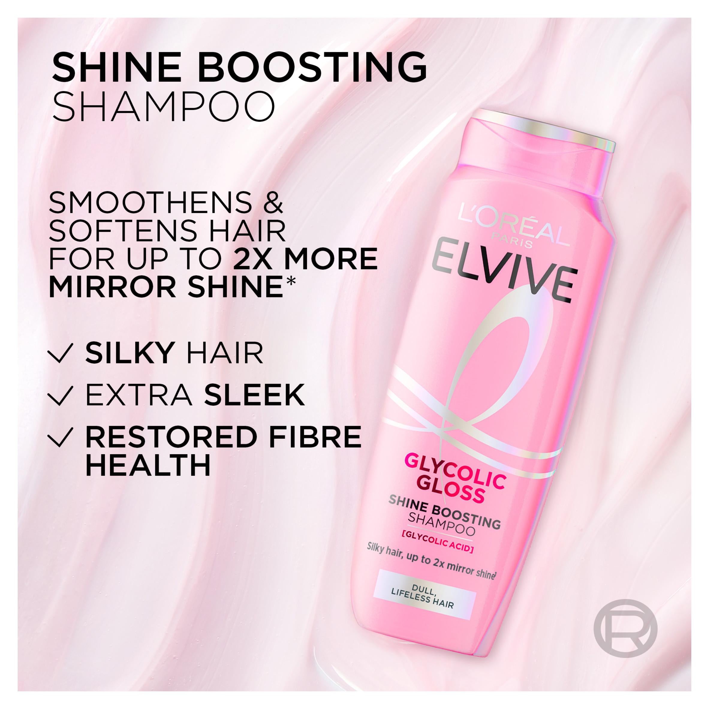 L'Oréal Paris Elvive Glycolic Gloss Shampoo 400ml, UK version
