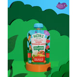 Heinz Tomato Mozzarella pasta shapes baby food pouch (British brand)