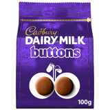Cadbury milk chocolate buttons 100g - British product