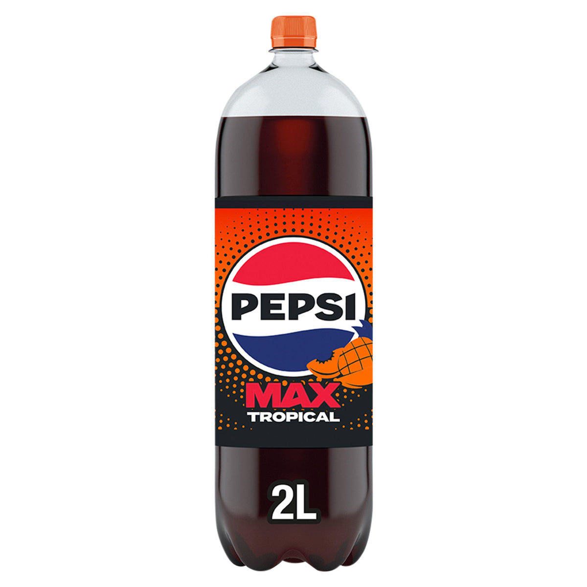 Pepsi Max Tropical soft drink 2L, UK version