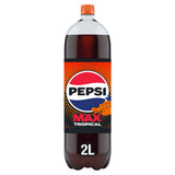 Pepsi Max Tropical soft drink 2L, UK version