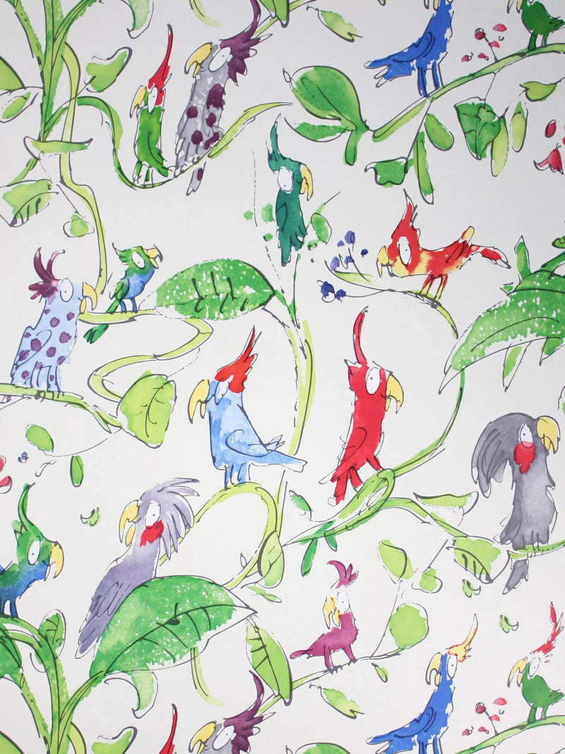 Osborne & Little Cockatoos wallpaper L10m W52cm, UK version