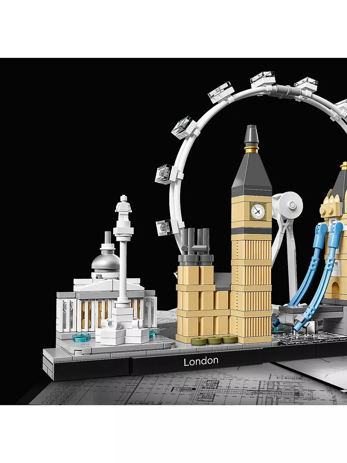 LEGO Architecture London model building kit, UK version