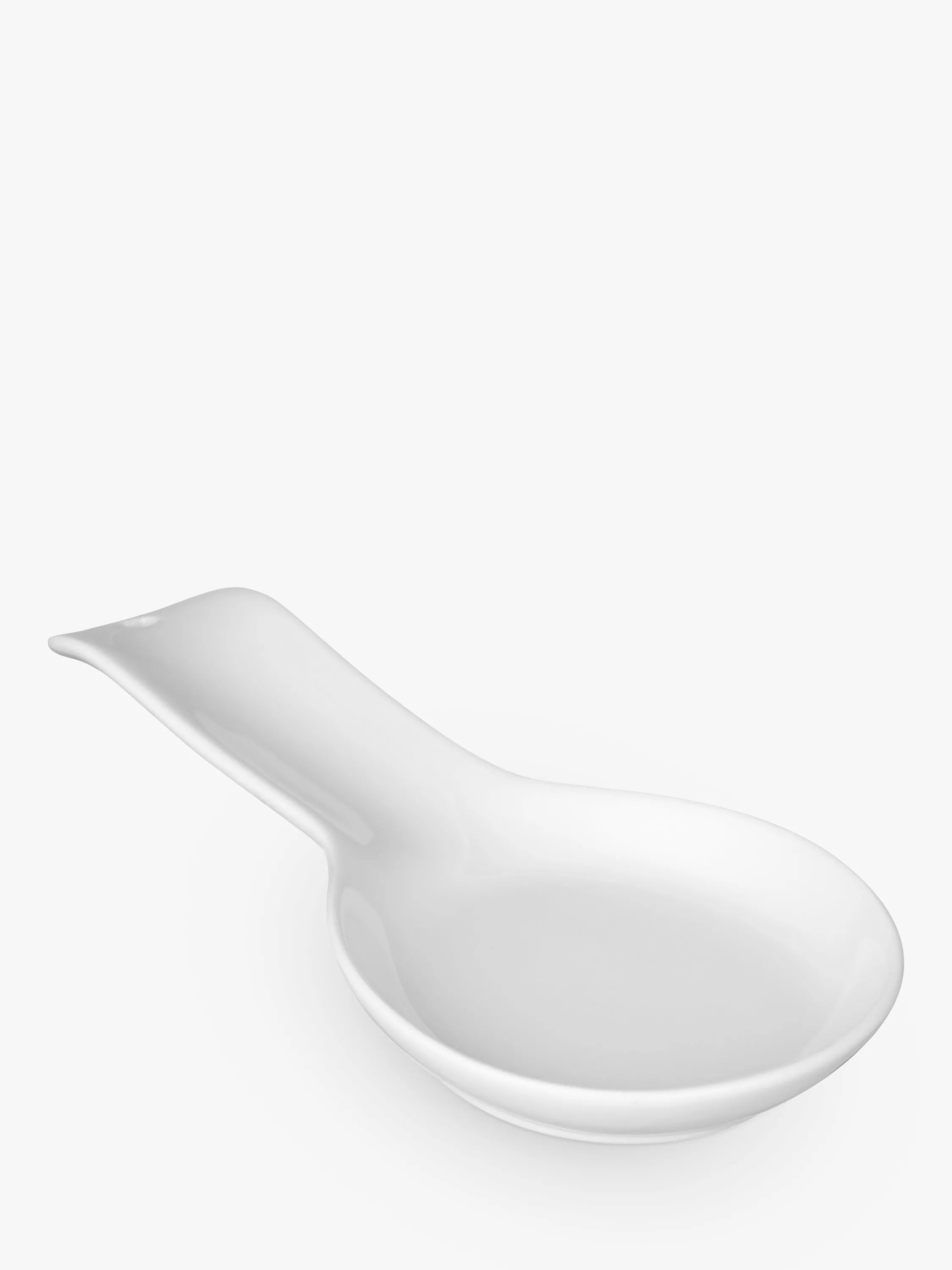 John Lewis porcelain spoon rest white - British product