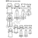 Simplicity sewing pattern children's sleepwear and robe sizes 3-14, UK version
