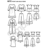 Simplicity sewing pattern children's sleepwear and robe sizes 3-14, UK version