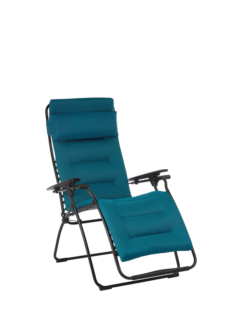 Lafuma Air Comfort Futura Sun Lounger, Coral Blue