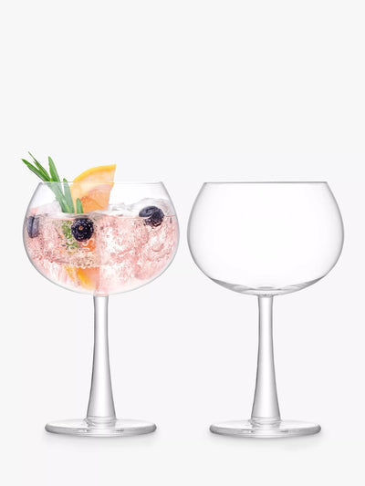 John Lewis LSA International
Gin Ballon Glass, 420 ml, sett av 2 - Kjøp online på McGrocer