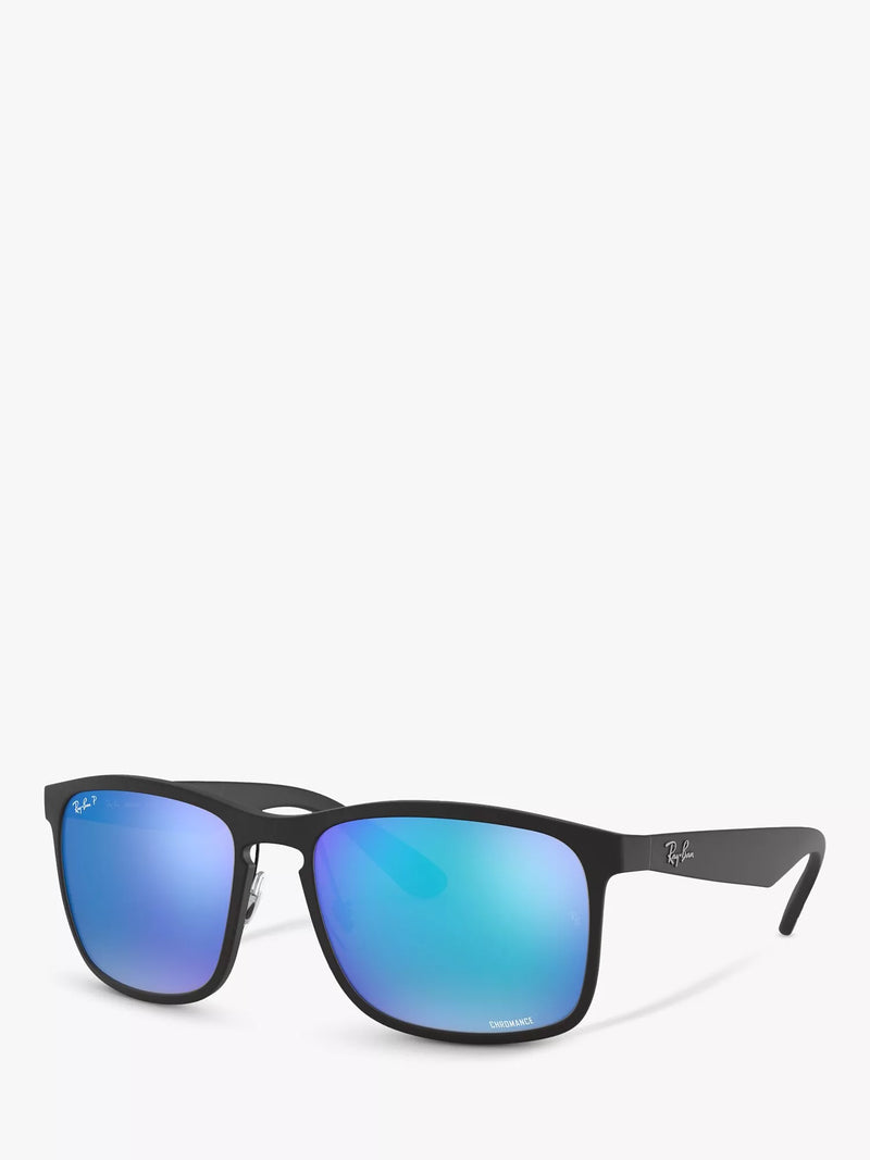 Ray-Ban RB4264 Men's Polarised Square Sunglasses 58mm