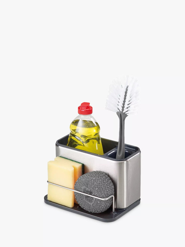 Surface Sink Tidy with Compartments for Detergent and Brushes