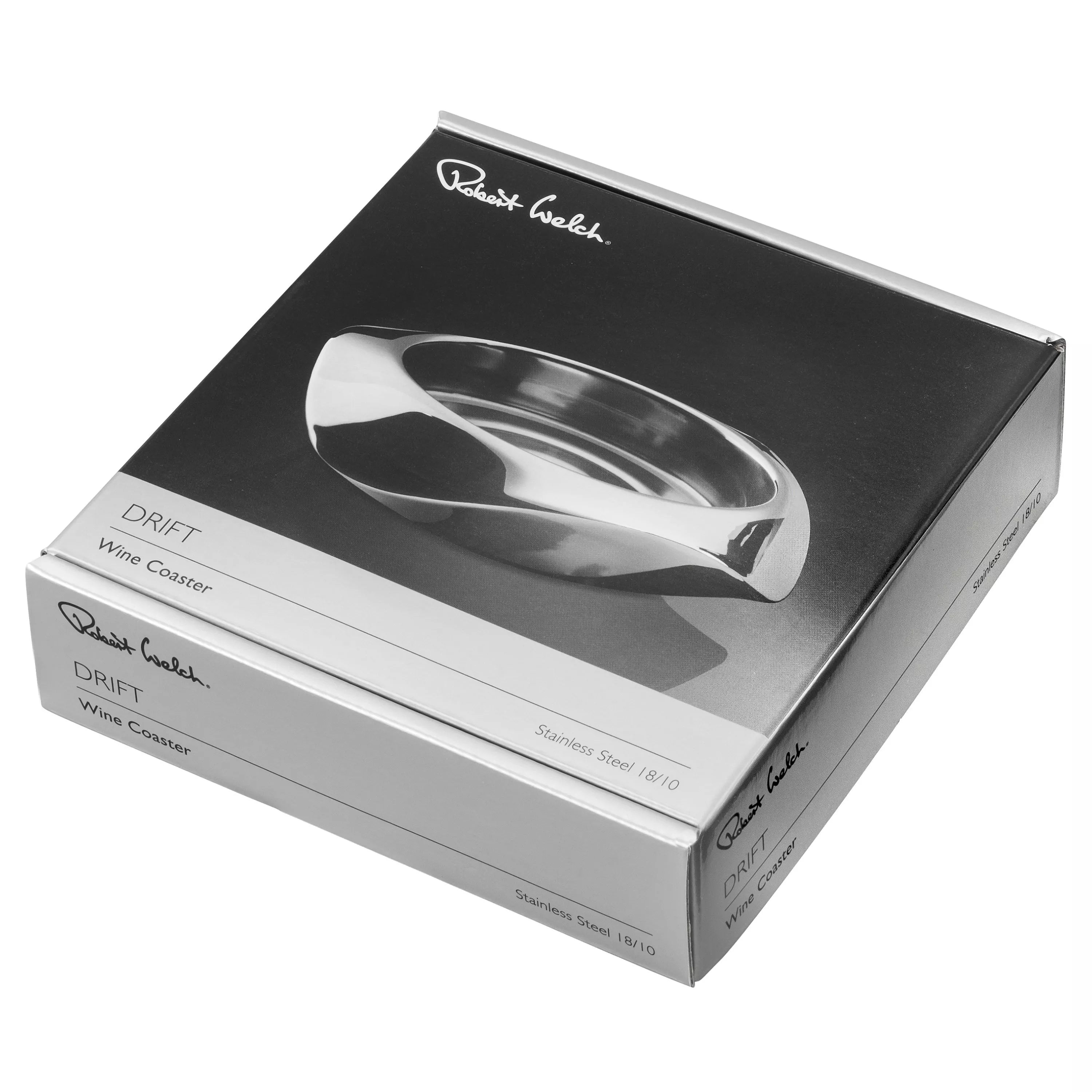 Robert Welch Drift wine bottle coaster, imported from the UK