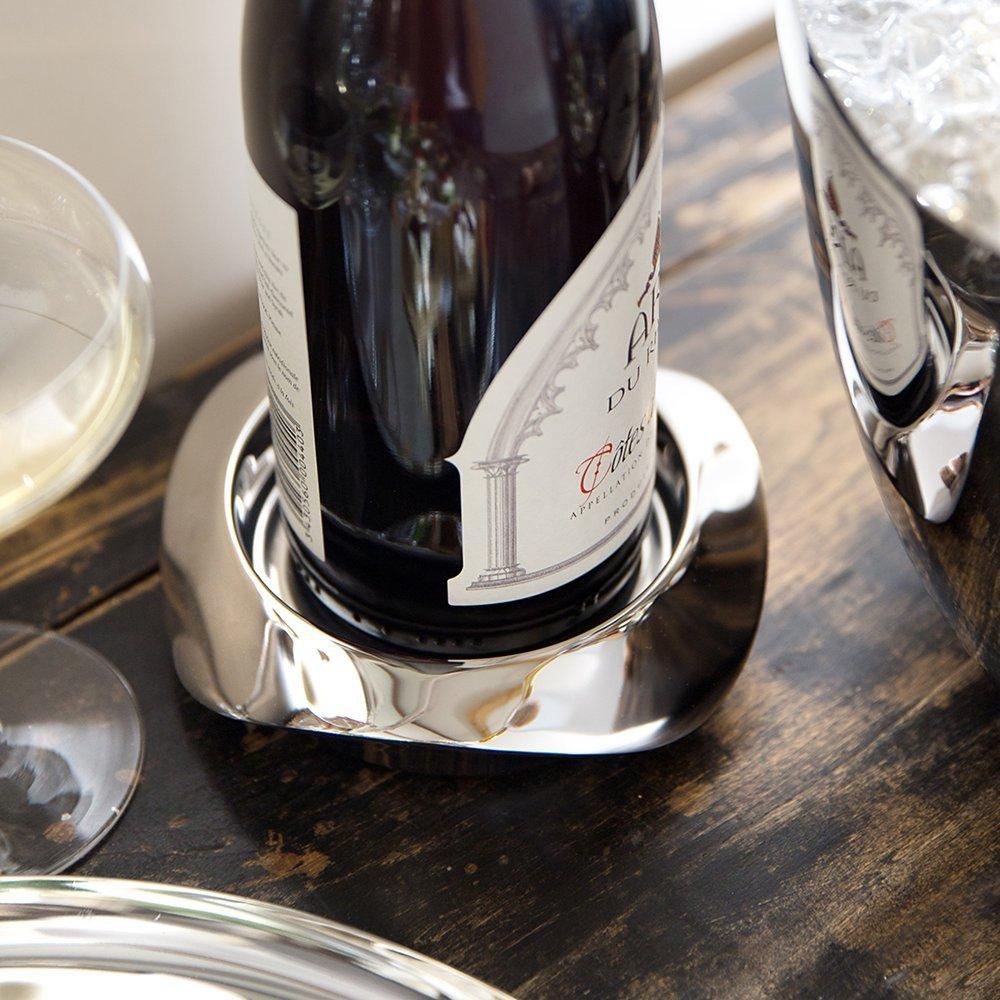 Robert Welch Drift wine bottle coaster, imported from the UK