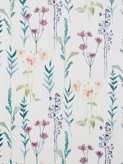 John Lewis John Lewis Longstock Floral Wallpaper, Multi, 10m x 52cm- Buy online at McGrocer