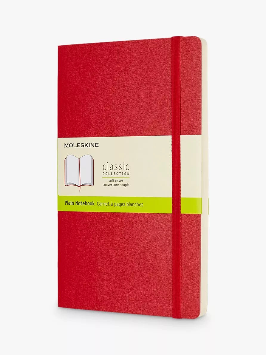 Moleskine Large Soft Cover Plain Notebook