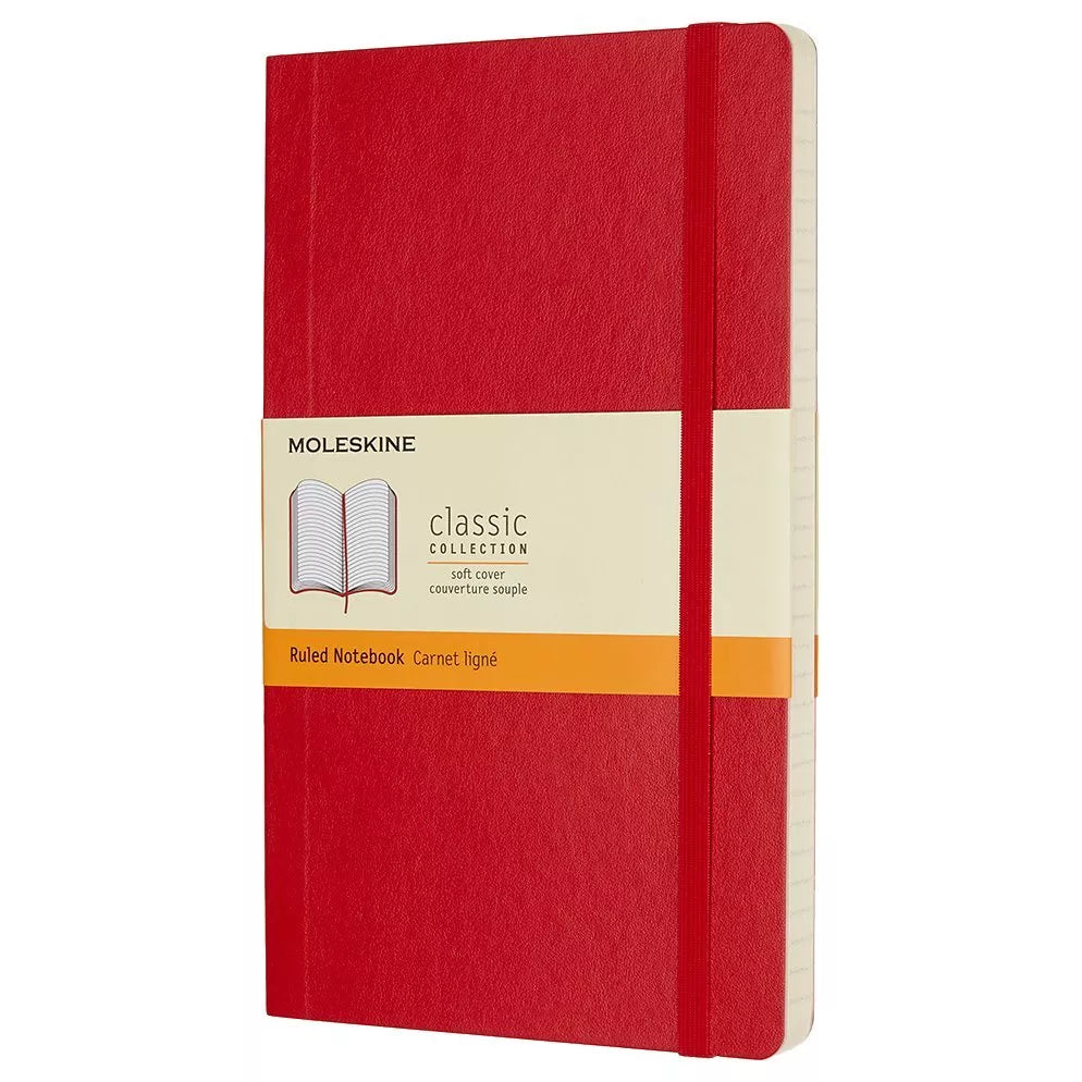 Moleskine Large Soft Cover Ruled Notebook