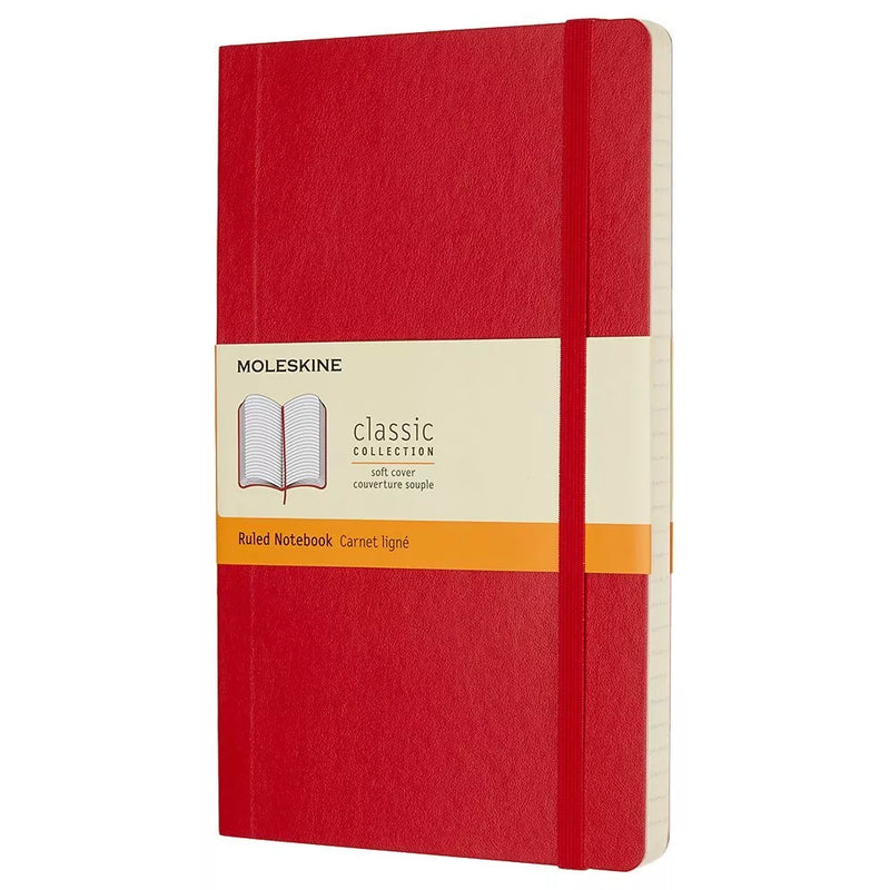 Moleskine Large Soft Cover Ruled Notebook