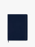 Moleskine extra large hard cover ruled notebook ocean blue, imported from the UK