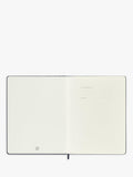 Moleskine extra large hard cover ruled notebook ocean blue, imported from the UK