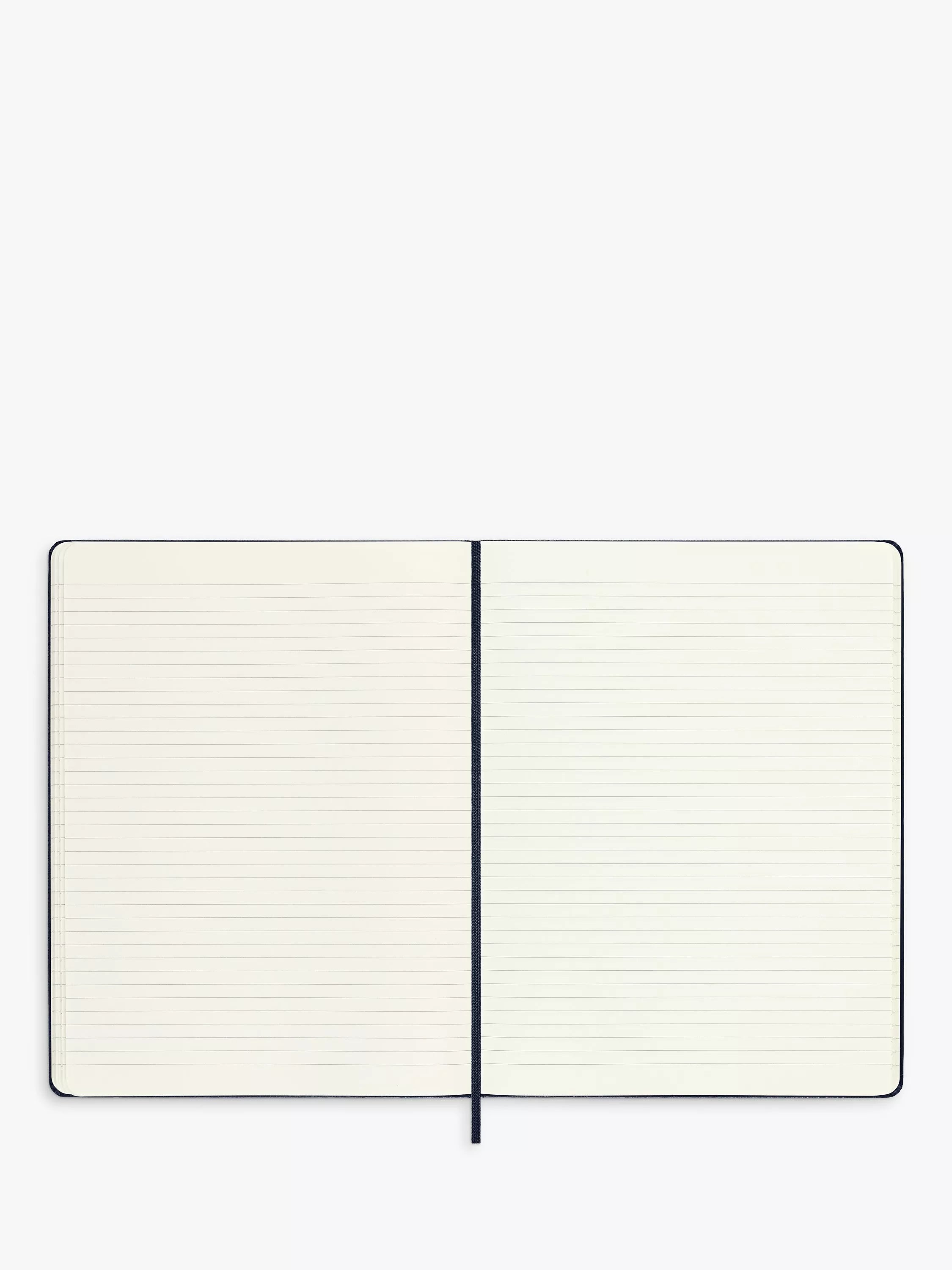 Moleskine extra large hard cover ruled notebook ocean blue, imported from the UK
