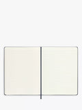 Moleskine extra large hard cover ruled notebook ocean blue, imported from the UK