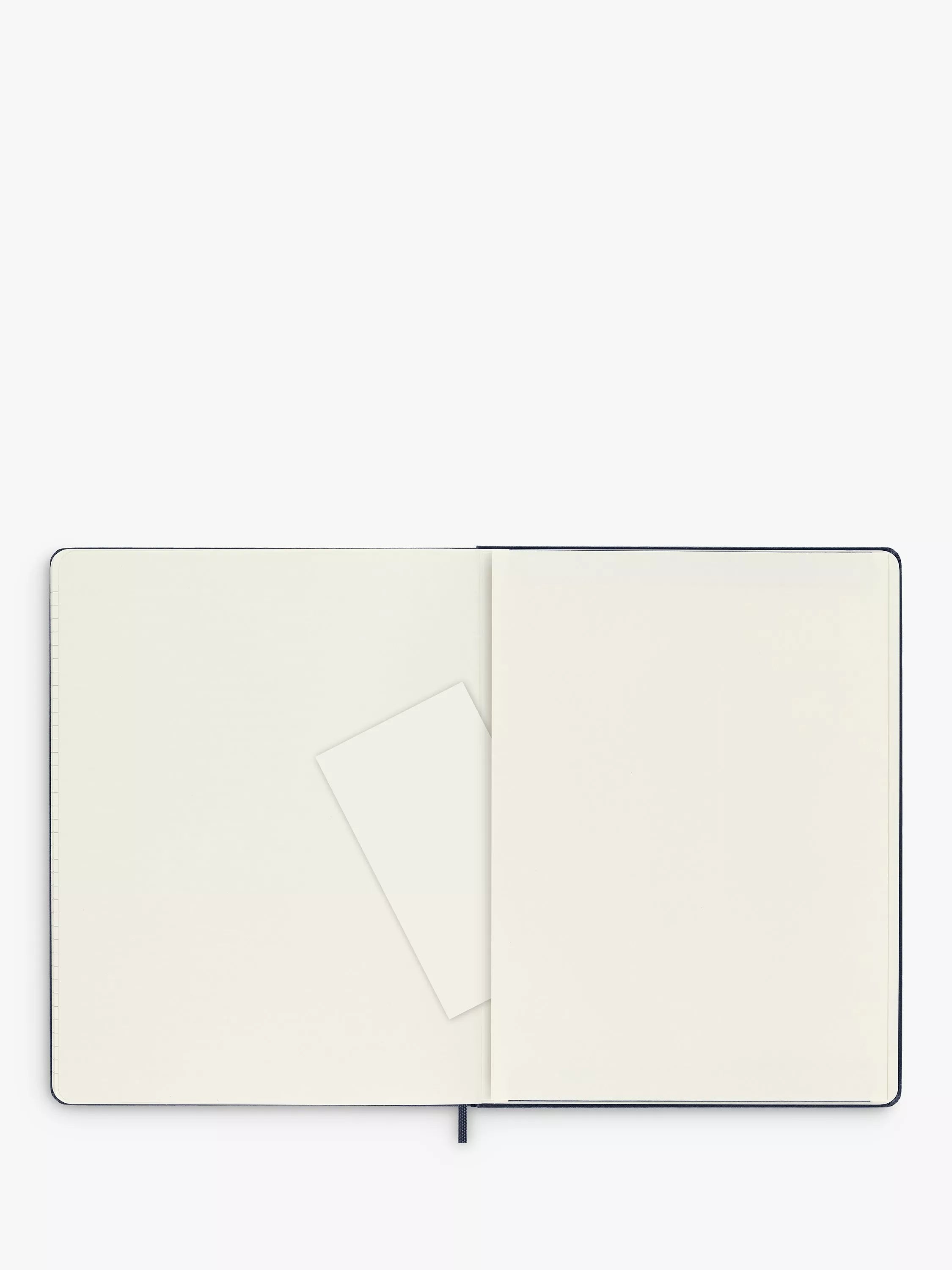 Moleskine extra large hard cover ruled notebook ocean blue, imported from the UK