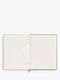 Moleskine extra large hard cover ruled notebook ocean blue, imported from the UK