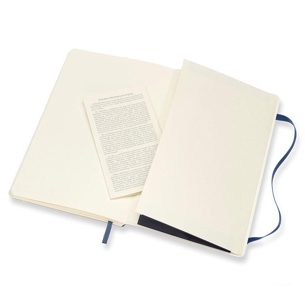 Moleskine large plain notebook 192 pages, imported from the UK