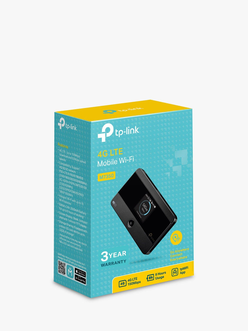 TP-Link M7350 4G LTE mobile Wi-Fi router (British brand)