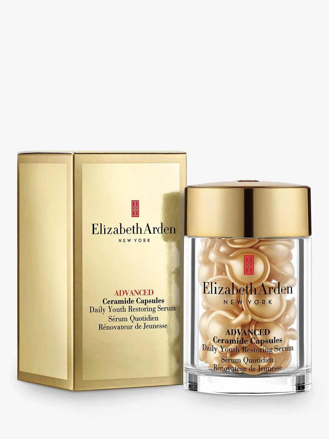 Elizabeth Arden ceramide capsules daily youth restoring serum (British brand)
