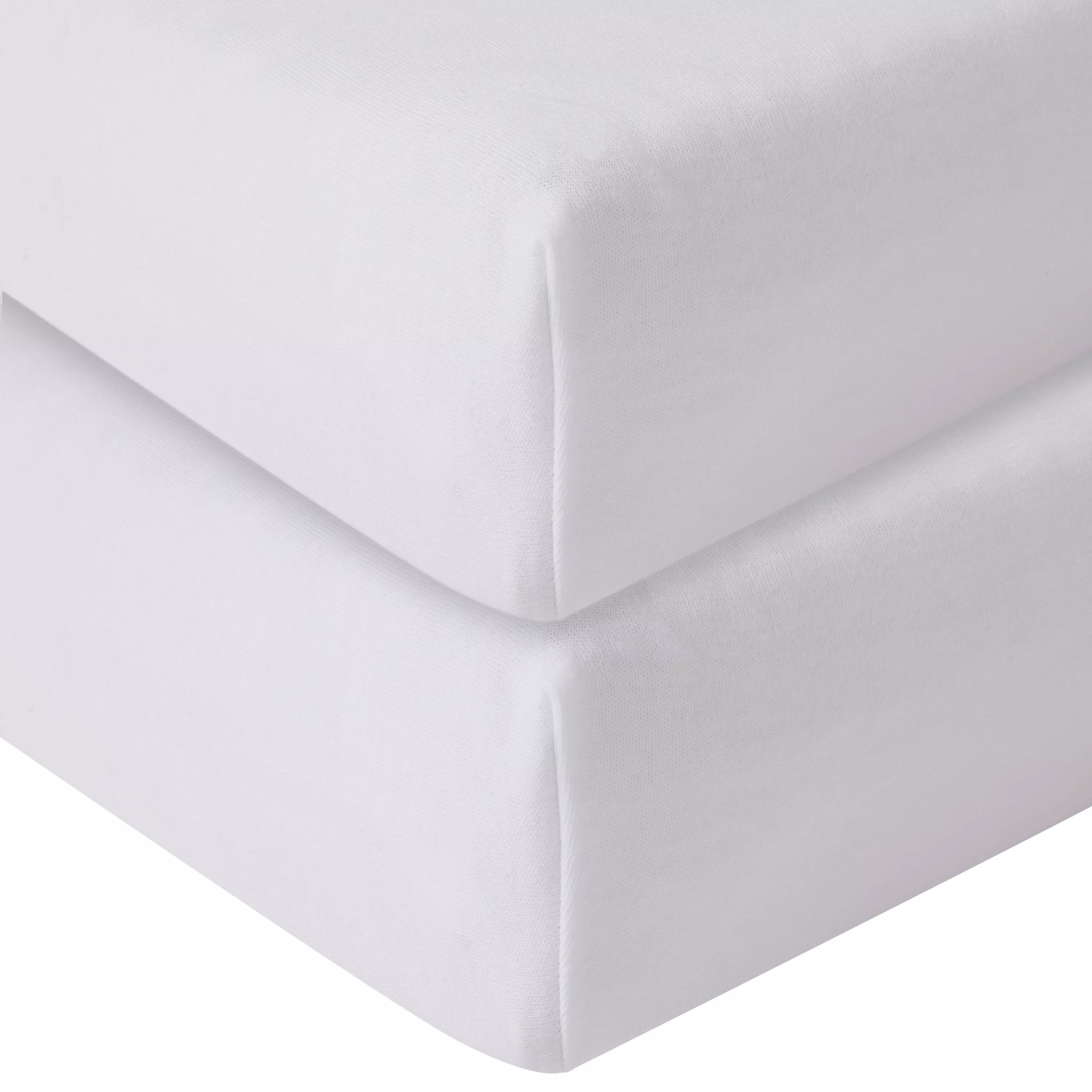 John Lewis organic cotton fitted baby sheet pack of 2 (British brand)