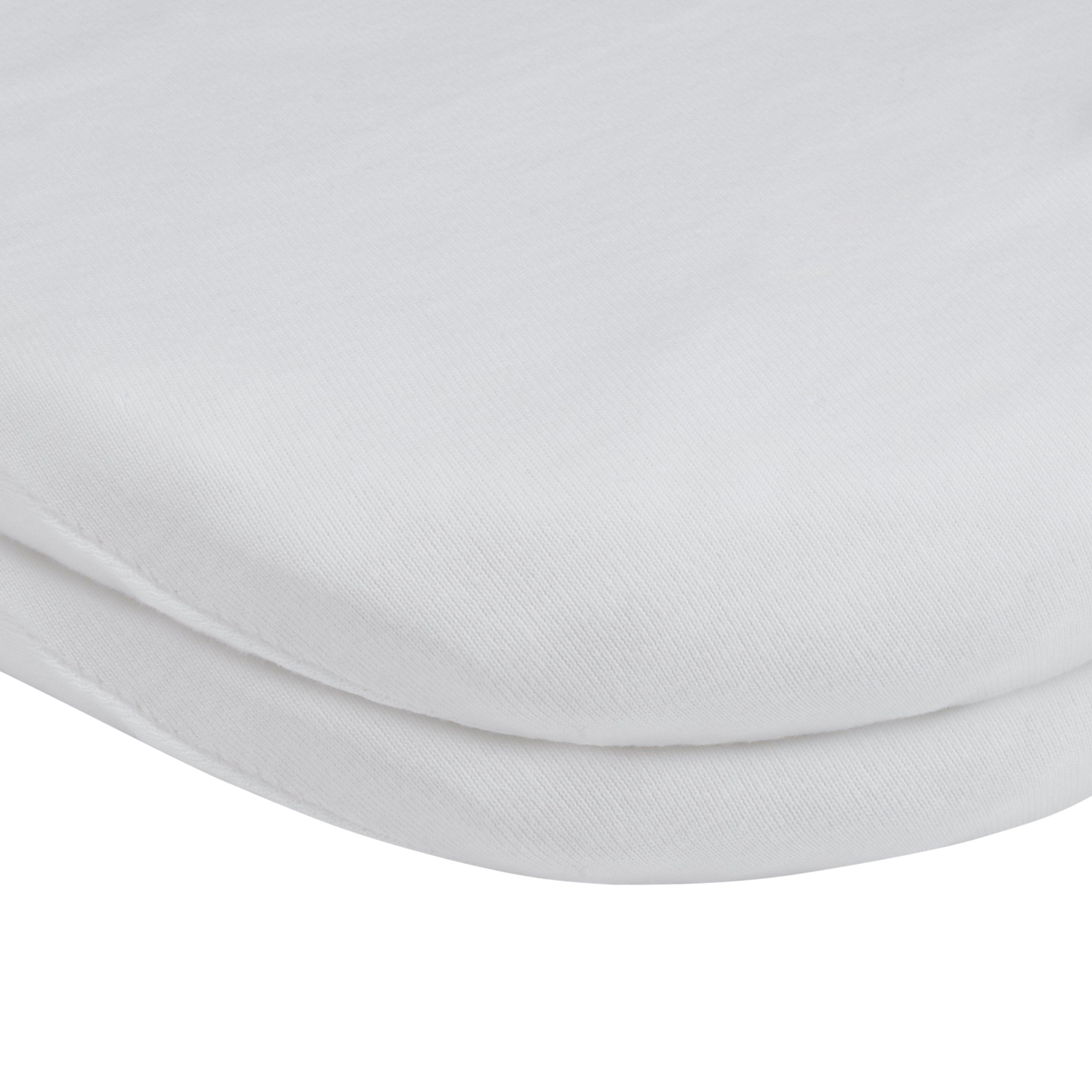 John Lewis fitted pram sheet white pack of 2, UK version