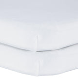 John Lewis GOTS Organic Cotton Fitted Bedside Crib Sheet, Pack of 2, 50 x 83cm