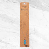 Myga turquoise pendant necklace 45cm chain, imported from the UK