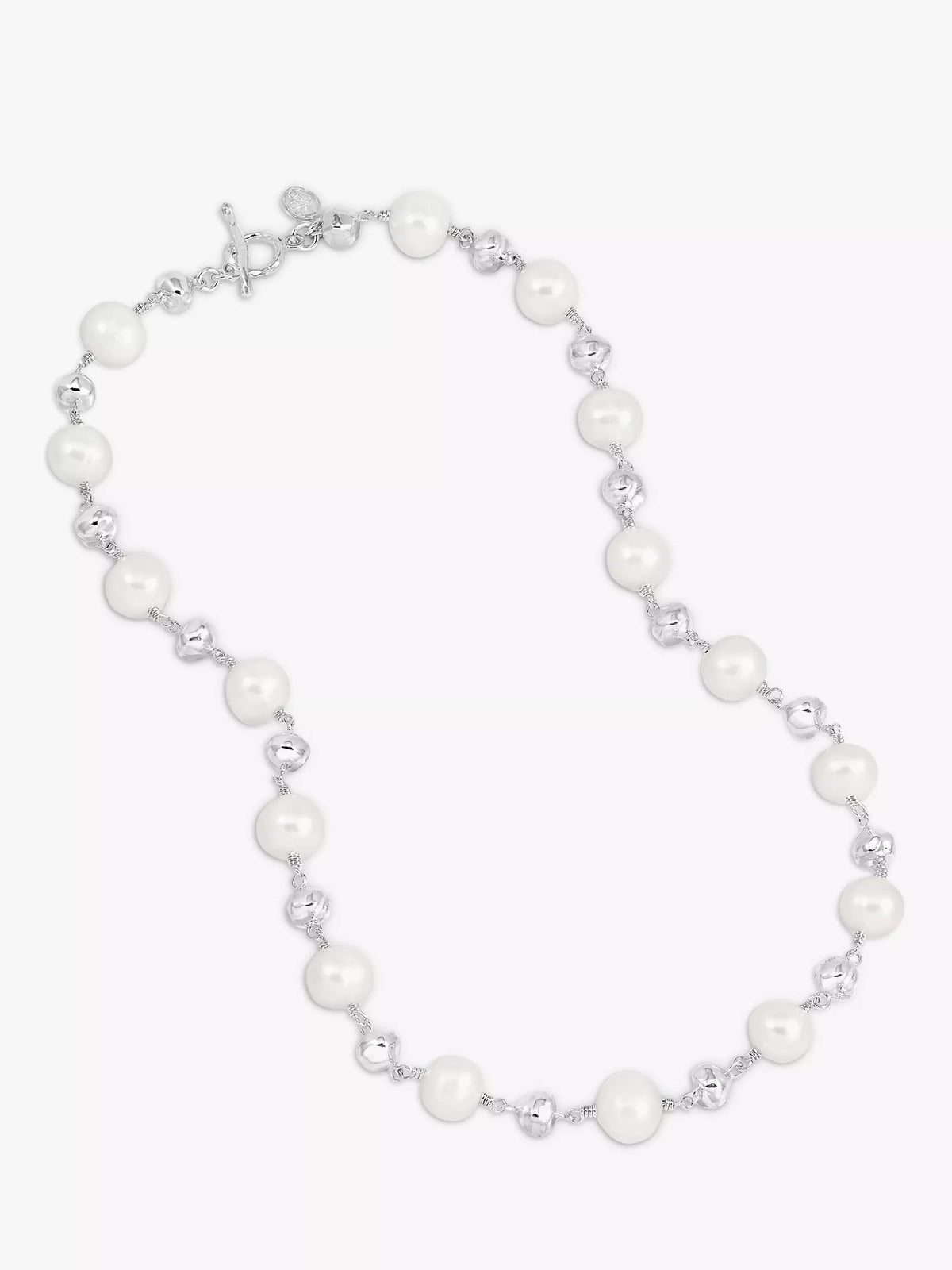 Dower & Hall freshwater pearl nugget collar necklace 46cm (British brand)