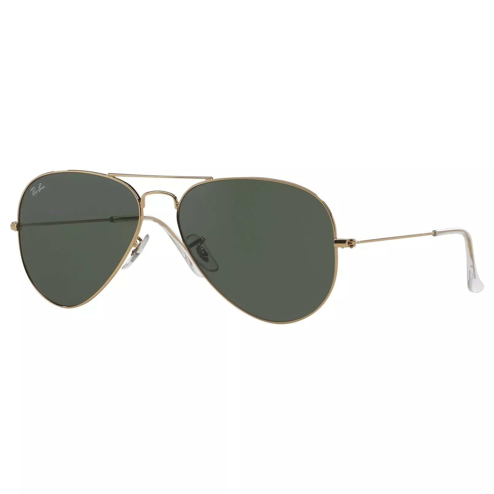 Ray-Ban RB3025 Aviator sunglasses black frame glass lenses, imported from the UK
